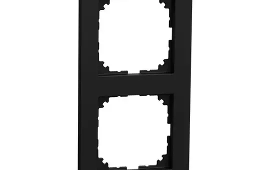 MERTEN MEG4020-3603 Cover Frame M-Pure OceanPlastic 2-fold | matt black