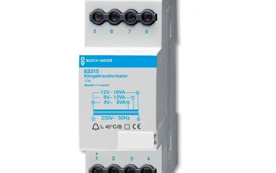 BUSCH-JAEGER 83315 Doorbell Transformer standard