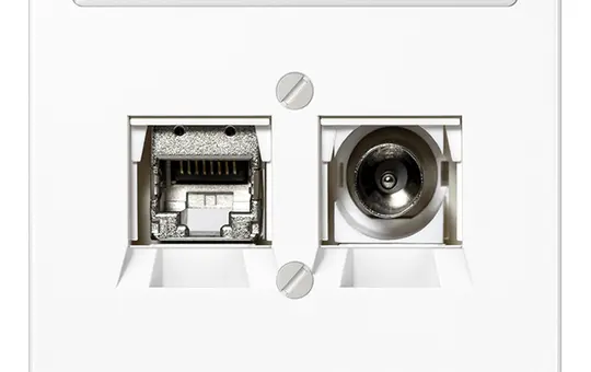 JUNG MMDLS4521WW Prise de connexion Smart TV standard