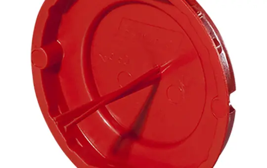 F-TRONIC 7390024 Couvercle de signalisation pour boîte d'encastrement E120 standard