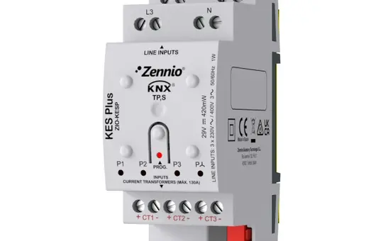 ZENNIO ZIO-KESP KNX Energy Meter REG standard
