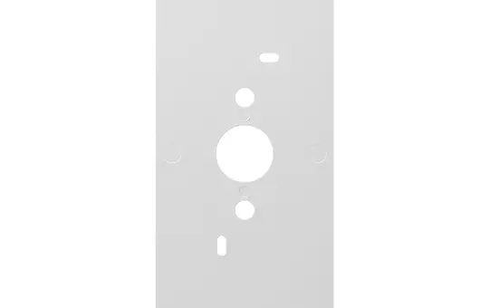 GIRA 125600 Mounting adapter plate for apartment station surface-mounted standard