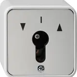 GIRA 014430 Key Switch White Plastic Surface-Mounted IP44 standard
