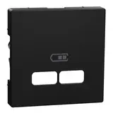 MERTEN MEG4367-0403 Central plate for USB insert M-Pure Oce standard