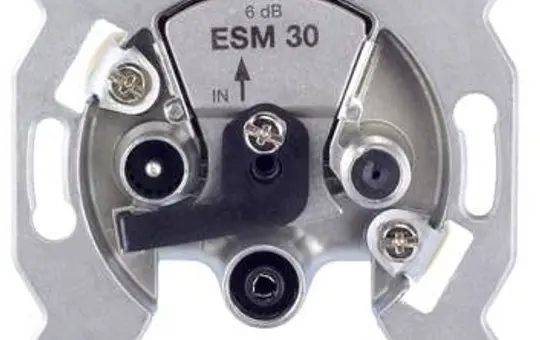 KATHREIN 274429 Modem single connection socket 3-hole SAT, stitch, 6.5 dB