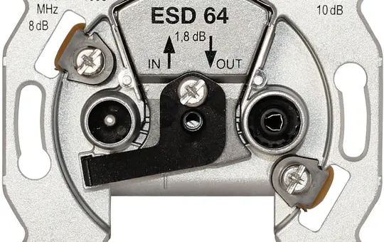 KATHREIN 274198 Pass-through Box 2-fold, continuity, 10 dB