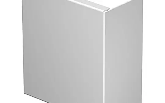 OBO BETTERMANN 6193387 End piece WDK pure white | 80x170 mm