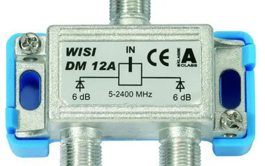 WISI 165772 répartiteur SAT 2 fois