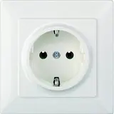 SIEMENS 5UB1580 Prise SCHUKO complète Delta i-system célibataire | blanc pur