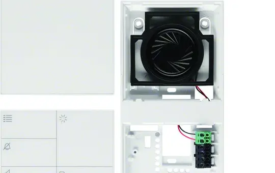 ELCOM 1712103 Station audio intérieure i2 AP, Standard | blanc