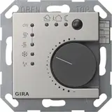 GIRA 2100600 Régulateur continu KNX Système 55 4 voies, avec interface à bouton-poussoir | acier inoxydable