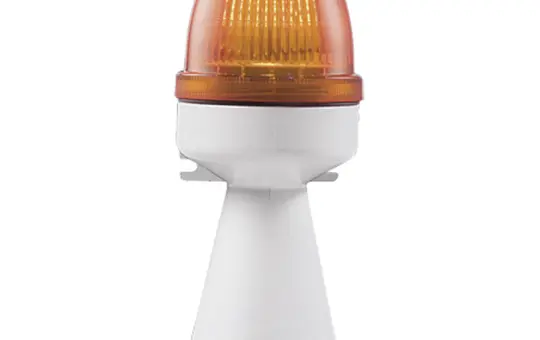 GROTHE 31241 Klaxon combiné Signal optique 24 V CC uniquement en conjonction avec un signal acoustique