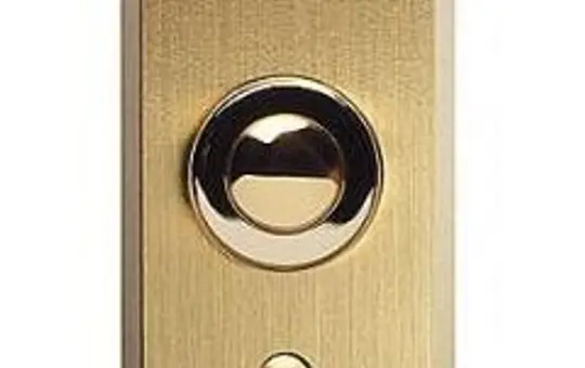 GROTHE 55595 Plaque d’étage en saillie simple, rangée simple | laiton brossé