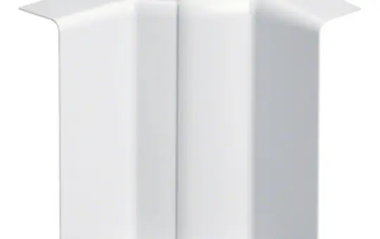 HAGER SL2008049016 tehalit Skirting Duct Internal Corner adjustable | traffic white | 20x80 mm