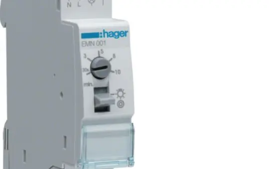 HAGER EMN001 Minuterie pour éclairage d'escalier standard