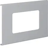 HAGER L91527030 tehalit Duct cover panel R7 2-fold, 150 mm, plastic | gray