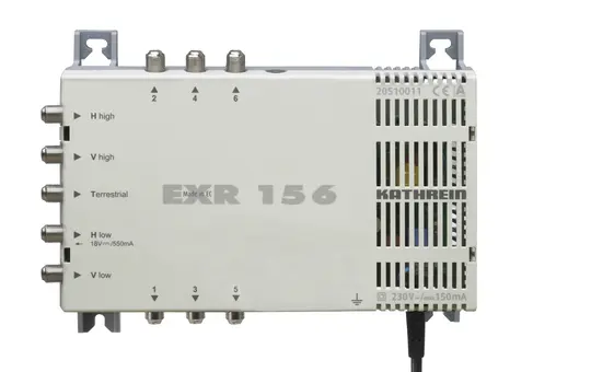 KATHREIN 20510011 Multiswitch with power supply 5 inputs to 6 outputs