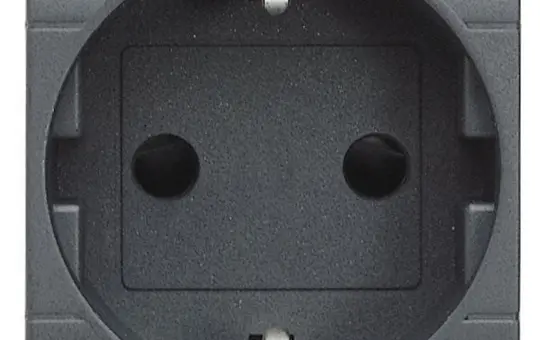 LEGRAND L4141 Prise informatique Protection contre le toucher, bornes à vis | anthracite
