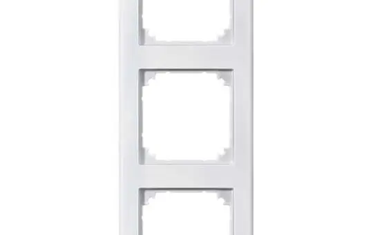 MERTEN 462319 Cover Frame M-Smart 3-fold, highly scratch-resistant | polar white glossy