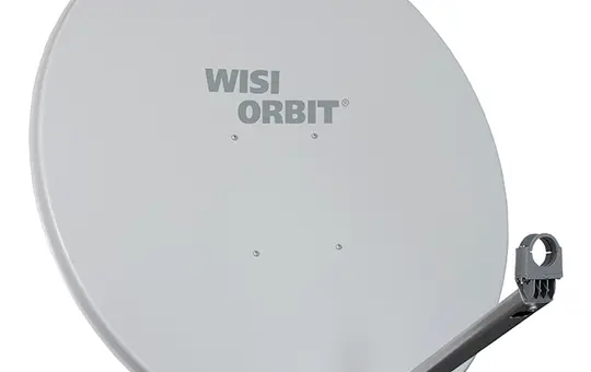 WISI 75675 Parabolic Offset Antenna light gray | 100 cm