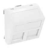 OBO BETTERMANN 6119250 Data Technology Carrier Module 45 1-fold, type C, slanted | pure white