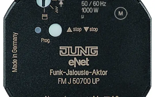 JUNG FM J 50700 UP eNet radio flush-mounted mini blind actuator 1-fold