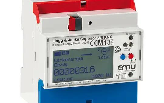 LINGG&JANKE 87774SEC Energy Meter 3-Phase Transformer Measurement Superior, secure