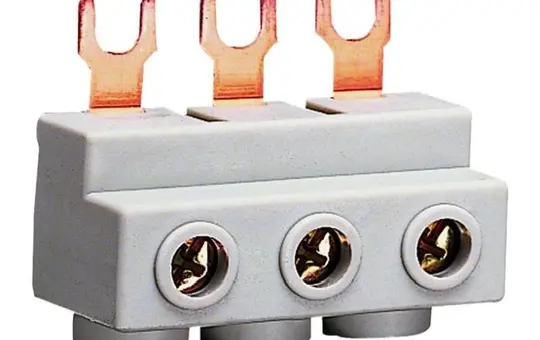 HAGER KF30M Terminal block 3-pole Fork connection | 10 mm²