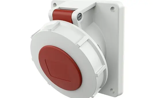 MENNEKES 1808 Surface-Mounted Socket TwinCONTACT IP67 32A, 5-pole, 20° tilt