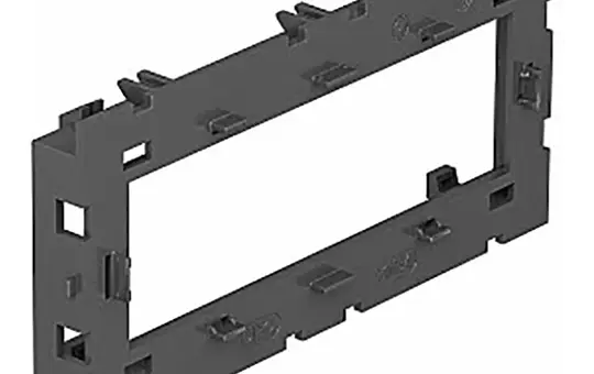 OBO BETTERMANN 6288574 Mounting Bracket Triple, polyamide, halogen-free | light gray