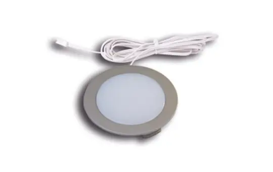 HERA 61001590418 LED recessed luminaire FR 68 2700 K, extra warm white | stainless steel look