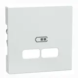 MERTEN MEG4367-0325 USB cover System M active white glossy