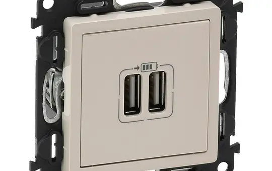 LEGRAND 753212 Valena Life INMATIC Insert USB-A, 1.5A | almond white