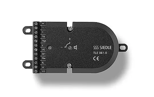 SIEDLE TLE 061-01 Built-in door speaker module for 1+n standard | black