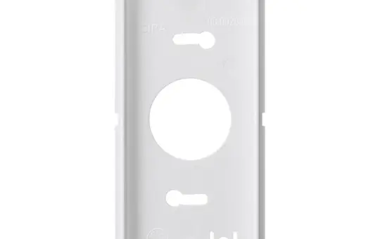 GIRA 850503 Mounting Plate for Surface-Mounted Apartment Station 1-fold | pure white shiny
