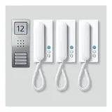 SIEDLE SET CA 812-3 E/W Door Intercom System Set Compact 3 indoor stations
