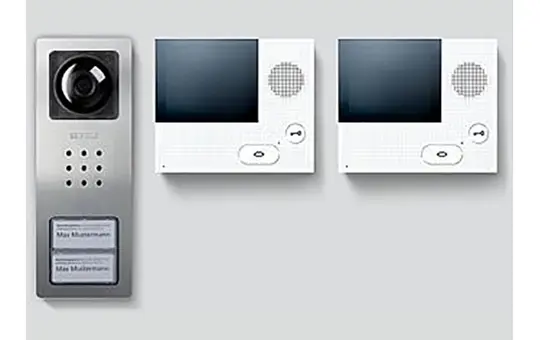 SIEDLE SET CVB 850-2 E/W Basic Audio Set In-Home Bus including 2 video indoor stations