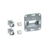 HAGER GMKSRJ45C6A2 Module de connexion RJ45 Cat.6a 2 fois