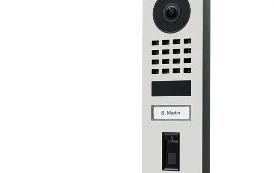 DOORBIRD D1101FV IP video door station AP (423873506) 1-fold, fingerprint 50 | traffic white satin matt