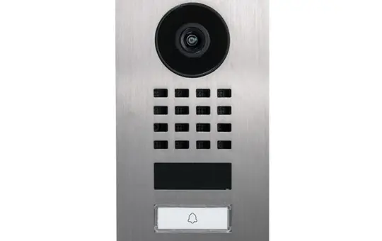 DOORBIRD D1101V IP video door station flush-mounted (423866782) 1-fold | V2A brushed stainless steel