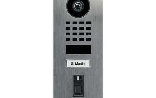 DOORBIRD D1101FV IP video door station flush-mounted (423872172) 1-fold, fingerprint 50 | V2A brushed stainless steel
