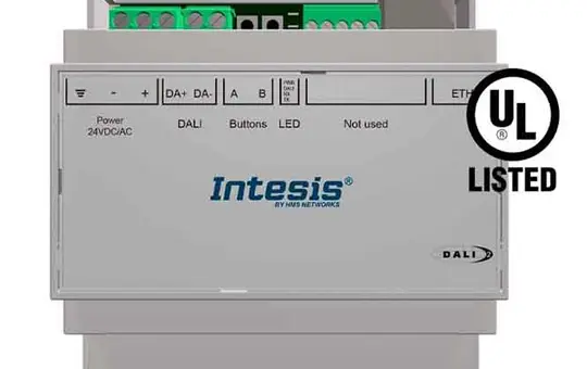 INTESIS INMBSDAL0640500 DALI Modbus Gateway TCP & RTU Master 64 devices, including onboard function