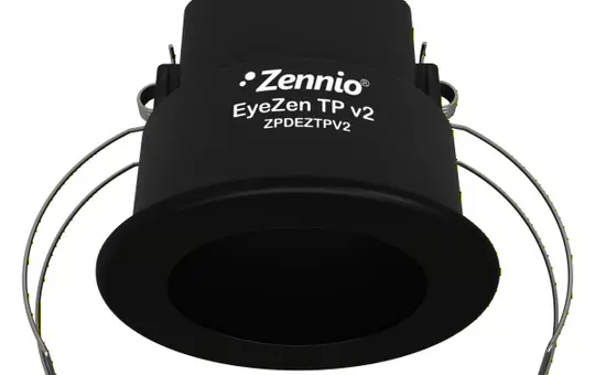 ZENNIO ZPDEZTPV2A Détecteur de mouvement plafond standard | noir