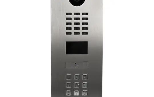 DOORBIRD D2101KV IP video door station (423869998) 1-fold, keypad | brushed stainless steel