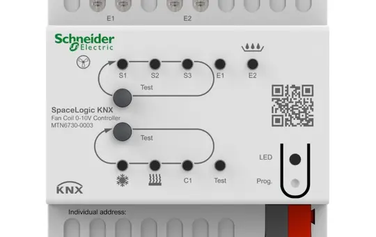 SCHNEIDER MTN6730-0003 Actionneur KNX pour ventilo-convecteur Simple, 0-10 V