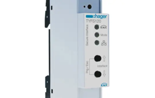 HAGER TYFS120 Interface KNX-IP REG, sécurisé