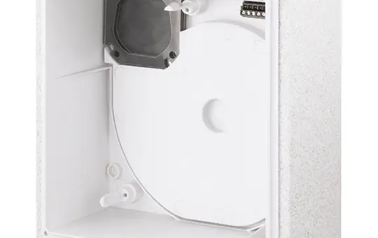 HELIOS 08113 Boîtier avec protection contre l'incendie encastré Échappement d'air à l'arrière