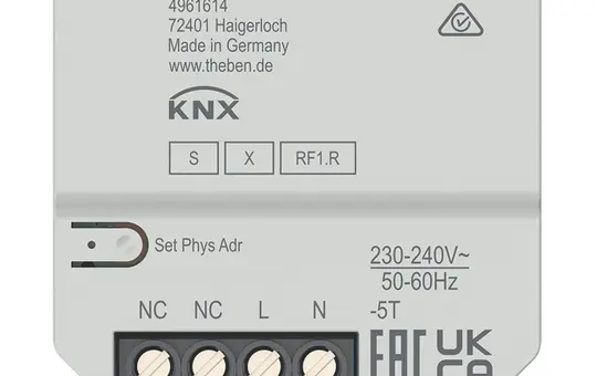 THEBEN TU 4 S KNX-RF push-button interface 4-fold