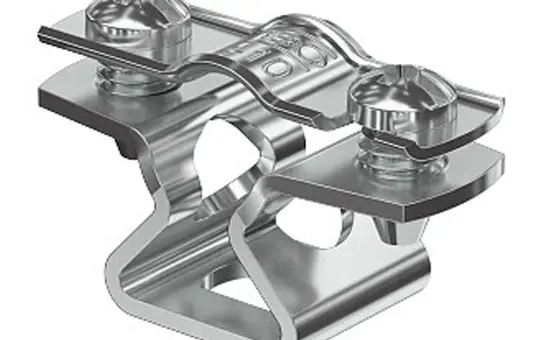OBO BETTERMANN 1362804 Collier de fixation en aluminium 8-10 mm