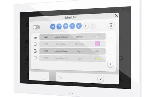 ZENNIO ZVIZ100W KNX touch panel white | 10 inches